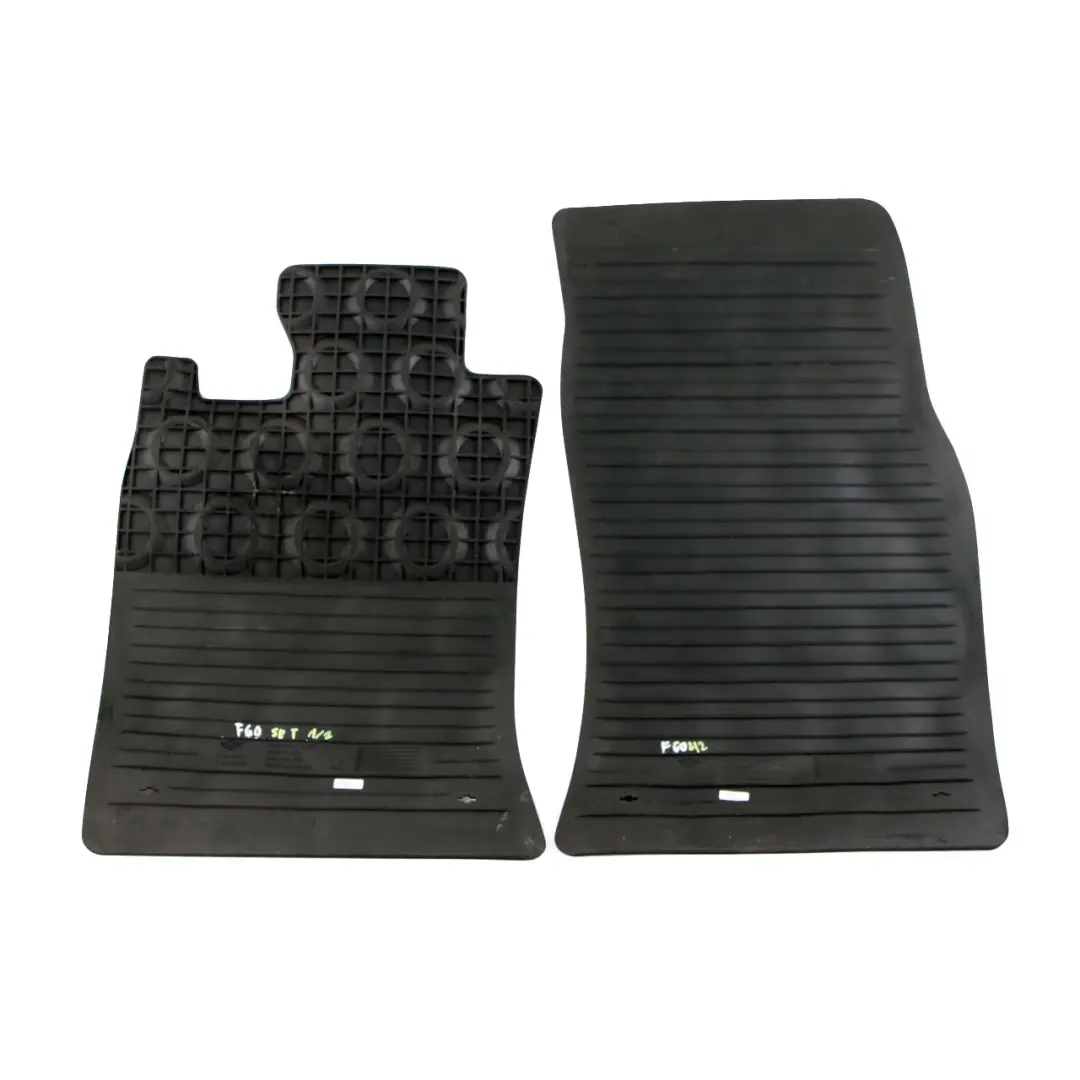 Floor Mats All Weather Interior Front Rubber Mat Set to Mini R50 R53 with Part number 0391752 Mini R50 R53 Floor Mats All Weather Interior Front Rubber Mat Set - SKU rhd-0391752 - Part number 0391752