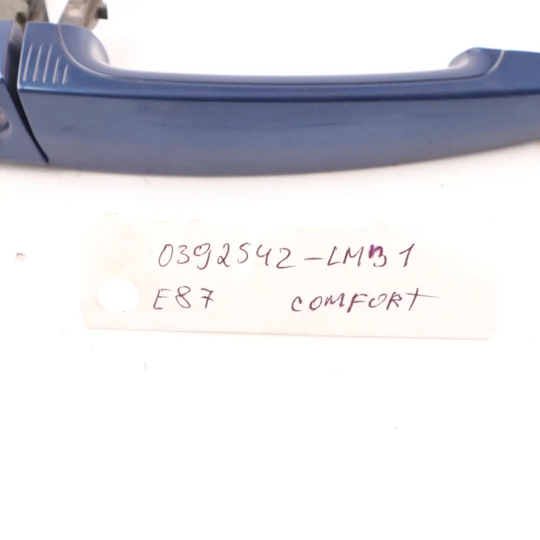 Door Handle BMW E81 E87 Grab Front Right O/S Comfort Access Le Mans Blue - 381 to with Part number 7207534 Door Handle BMW E81 E87 Grab Front Right O/S Comfort Access Le Mans Blue - 381 - SKU rhd-7207534-LMB - Part number 7207534