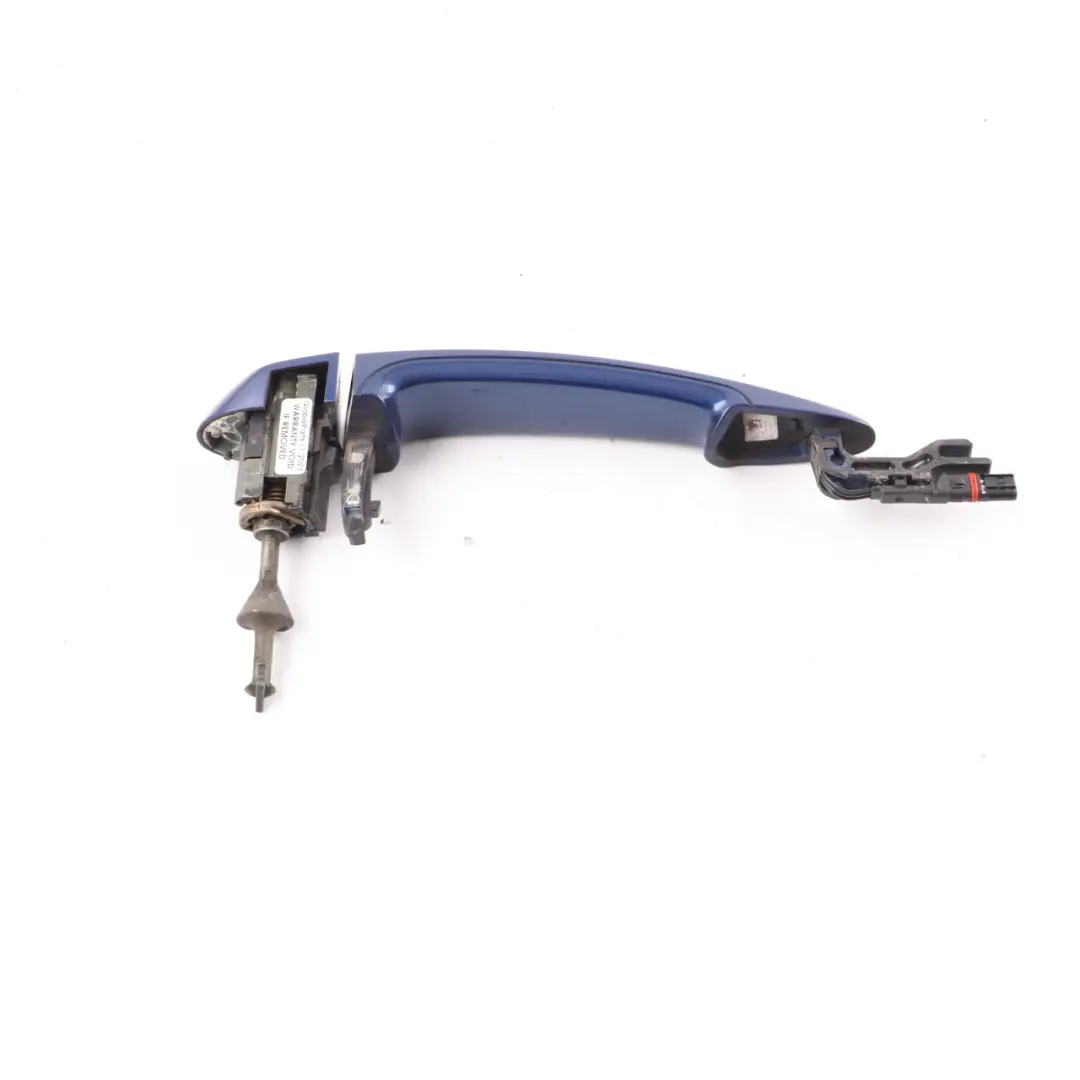 Door Handle BMW E81 E87 Grab Front Right O/S Comfort Access Le Mans Blue - 381 to with Part number 7207534 Door Handle BMW E81 E87 Grab Front Right O/S Comfort Access Le Mans Blue - 381 - SKU rhd-7207534-LMB - Part number 7207534