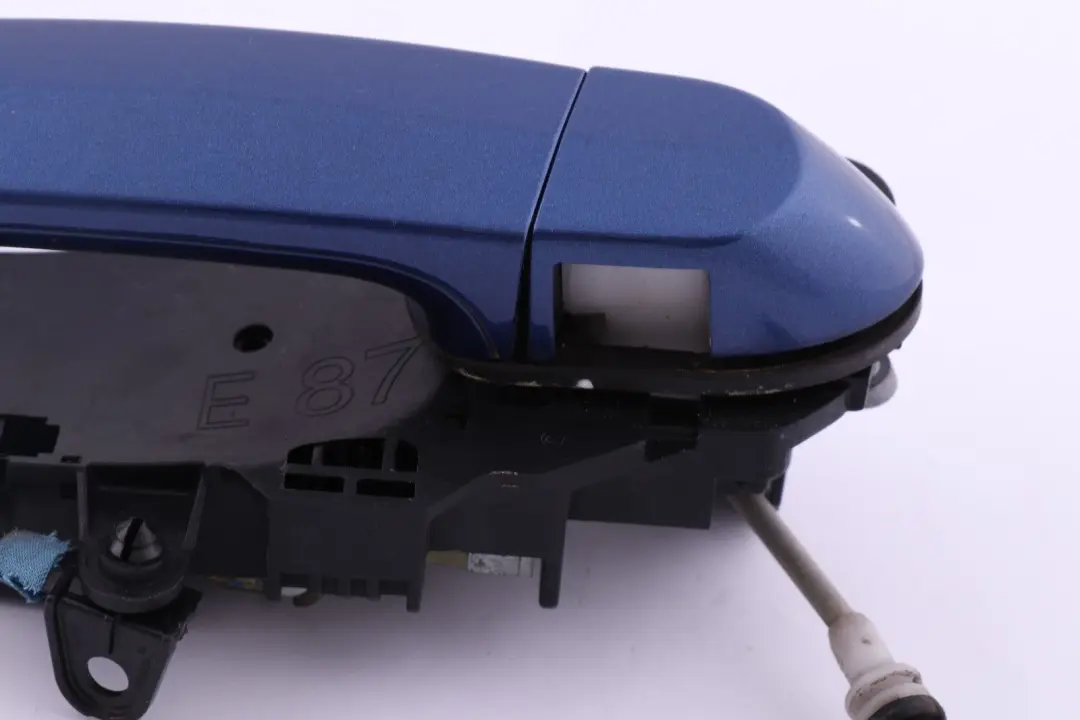 BMW 1 Series 1 E81 E87 Complete Grab Handle Front Left N/S Montegoblau Blue - SKU rhd-0392545-MTB - Part number 392545