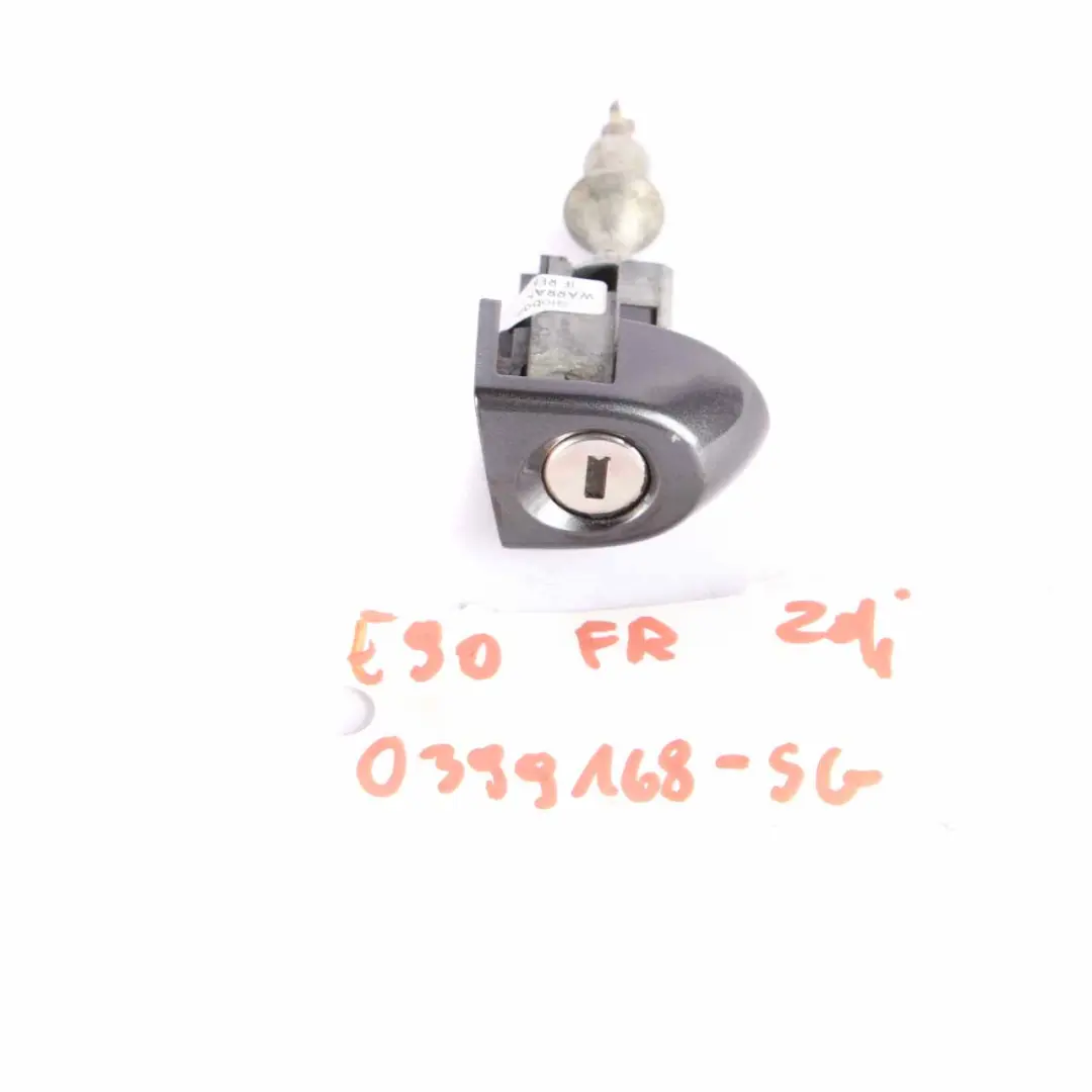 Handle Cylinder Cover Front Right Catch Lock Sparkling Graphite A22 to BMW E90 E91 with Part number 7162428 BMW E90 E91 Handle Cylinder Cover Front Right Catch Lock Sparkling Graphite A22 - SKU rhd-0399168-SG - Part number 7162428