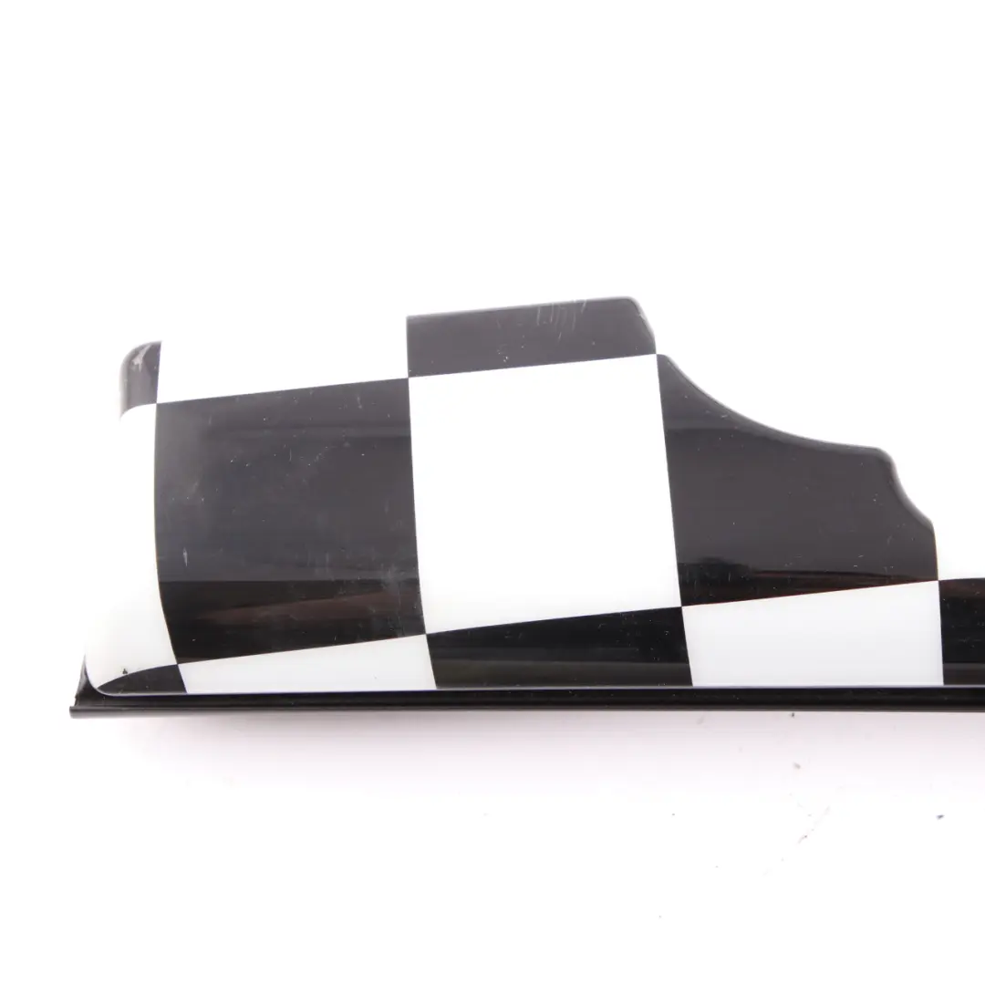 Panel Mini Cooper R55 R56 R57 Dashboard Trim Cover Set Checkered Flag to Dash with Part number 0420967 Dash Panel Mini Cooper R55 R56 R57 Dashboard Trim Cover Set Checkered Flag - SKU rhd-0420967 - Part number 0420967
