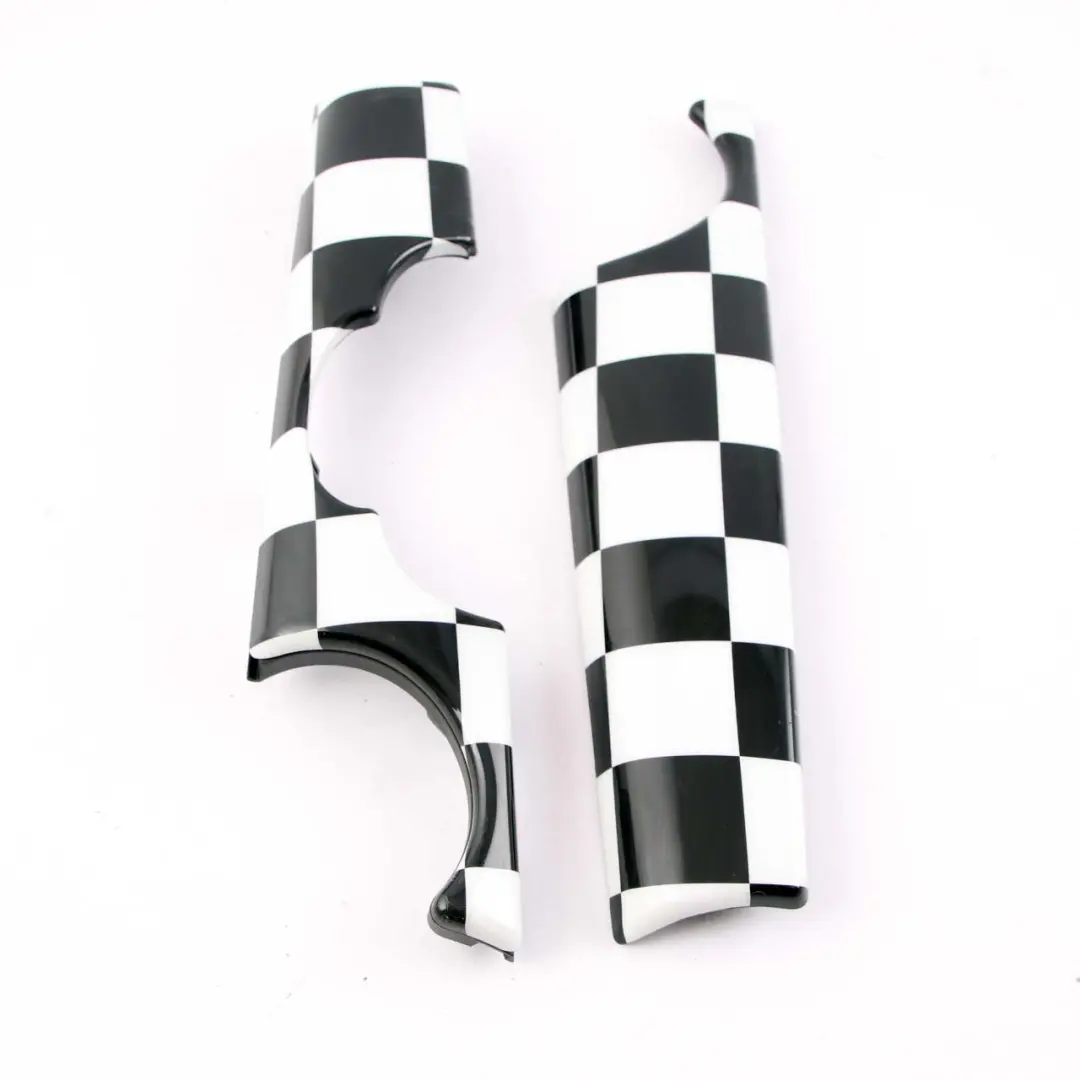 Panel Mini Cooper R55 R56 R57 Dashboard Trim Cover Set Checkered Flag to Dash with Part number 0420967 Dash Panel Mini Cooper R55 R56 R57 Dashboard Trim Cover Set Checkered Flag - SKU rhd-0420967 - Part number 0420967