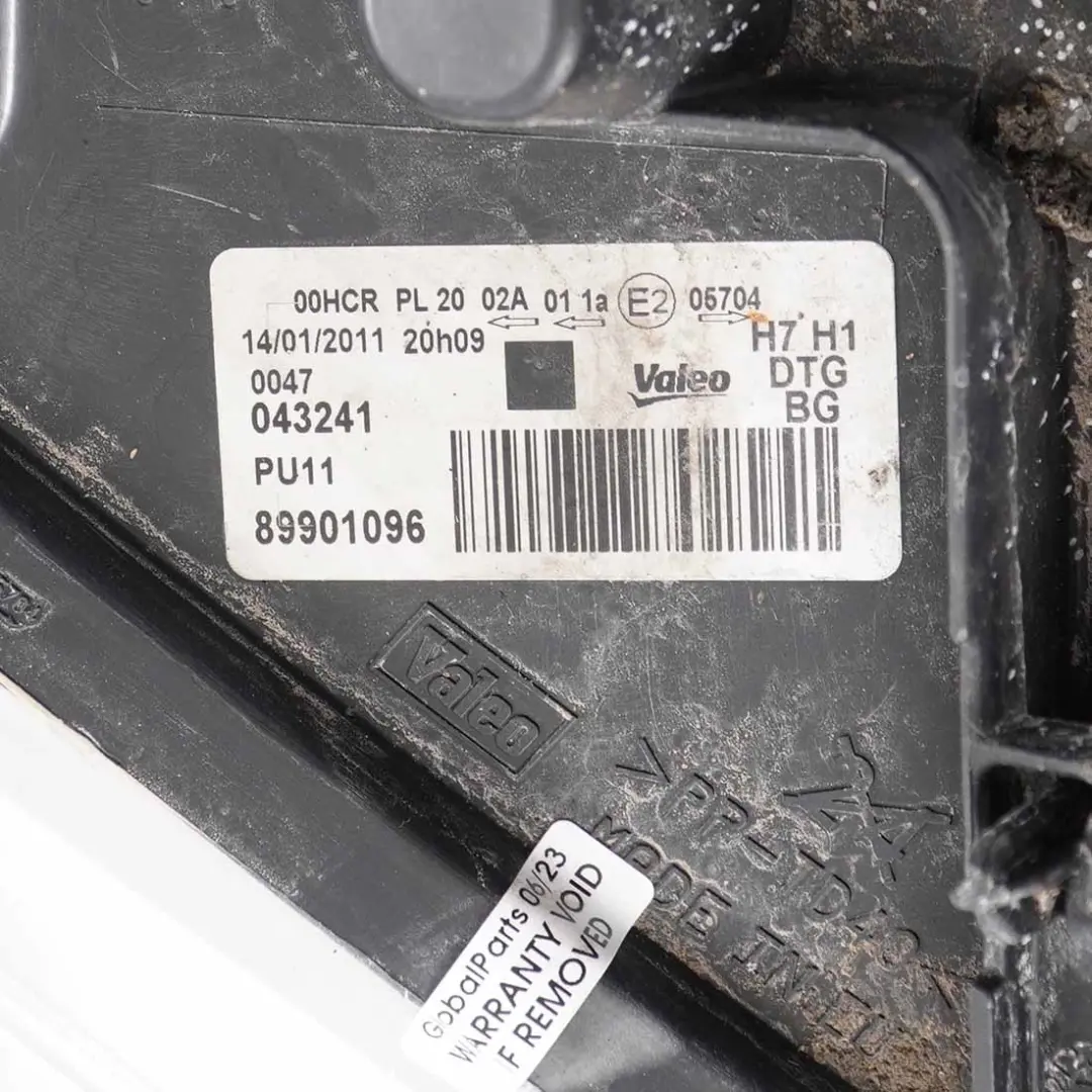 Headlight Headlamp Lamp Light Front Right O/S to Peugeot 207 with Part number 043241 Peugeot 207 Headlight Headlamp Lamp Light Front Right O/S - SKU rhd-043241 - Part number 043241