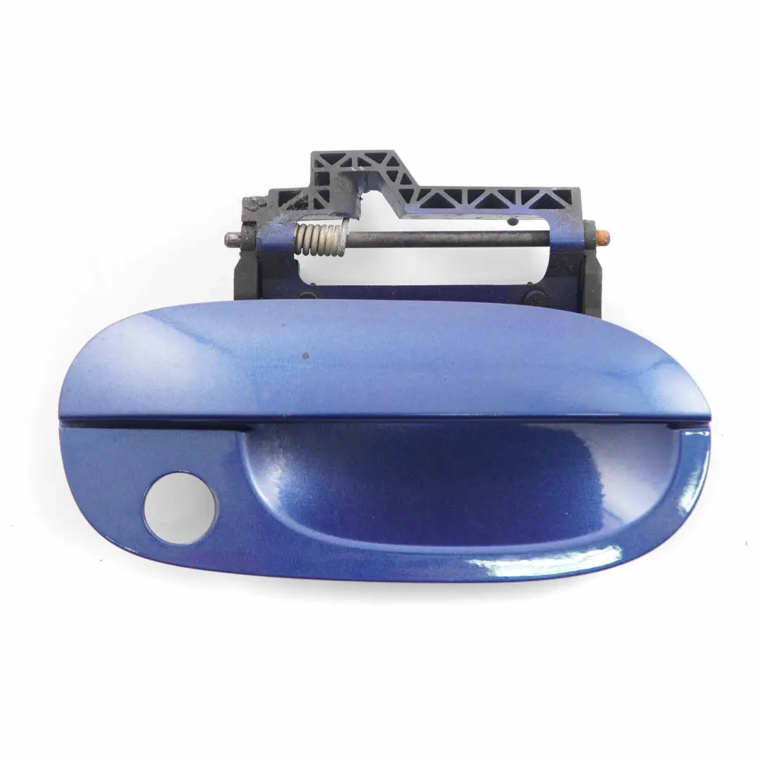 Outer Door Opener Right Grab Handle O/S Montegoblau Blue A51 to BMW Z4 E85 Cabrio with Part number 0435502 BMW Z4 E85 Cabrio Outer Door Opener Right Grab Handle O/S Montegoblau Blue A51 - SKU rhd-0435502-MTB - Part number 0435502