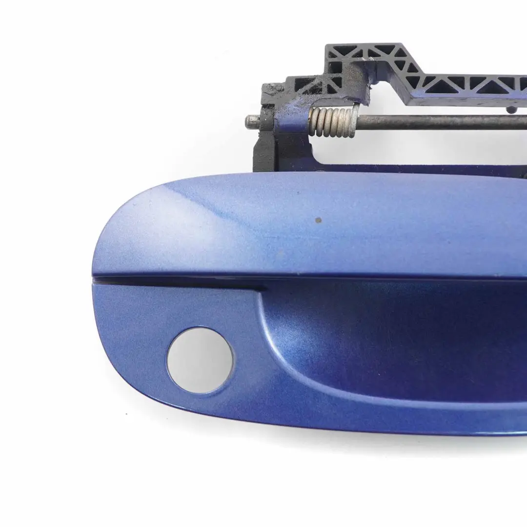 Outer Door Opener Right Grab Handle O/S Montegoblau Blue A51 to BMW Z4 E85 Cabrio with Part number 0435502 BMW Z4 E85 Cabrio Outer Door Opener Right Grab Handle O/S Montegoblau Blue A51 - SKU rhd-0435502-MTB - Part number 0435502