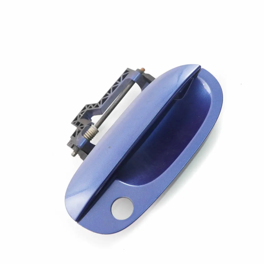 BMW Z4 E85 Cabrio Outer Door Opener Right Grab Handle O/S Montegoblau Blue A51 - SKU rhd-0435502-MTB - Part number 0435502
