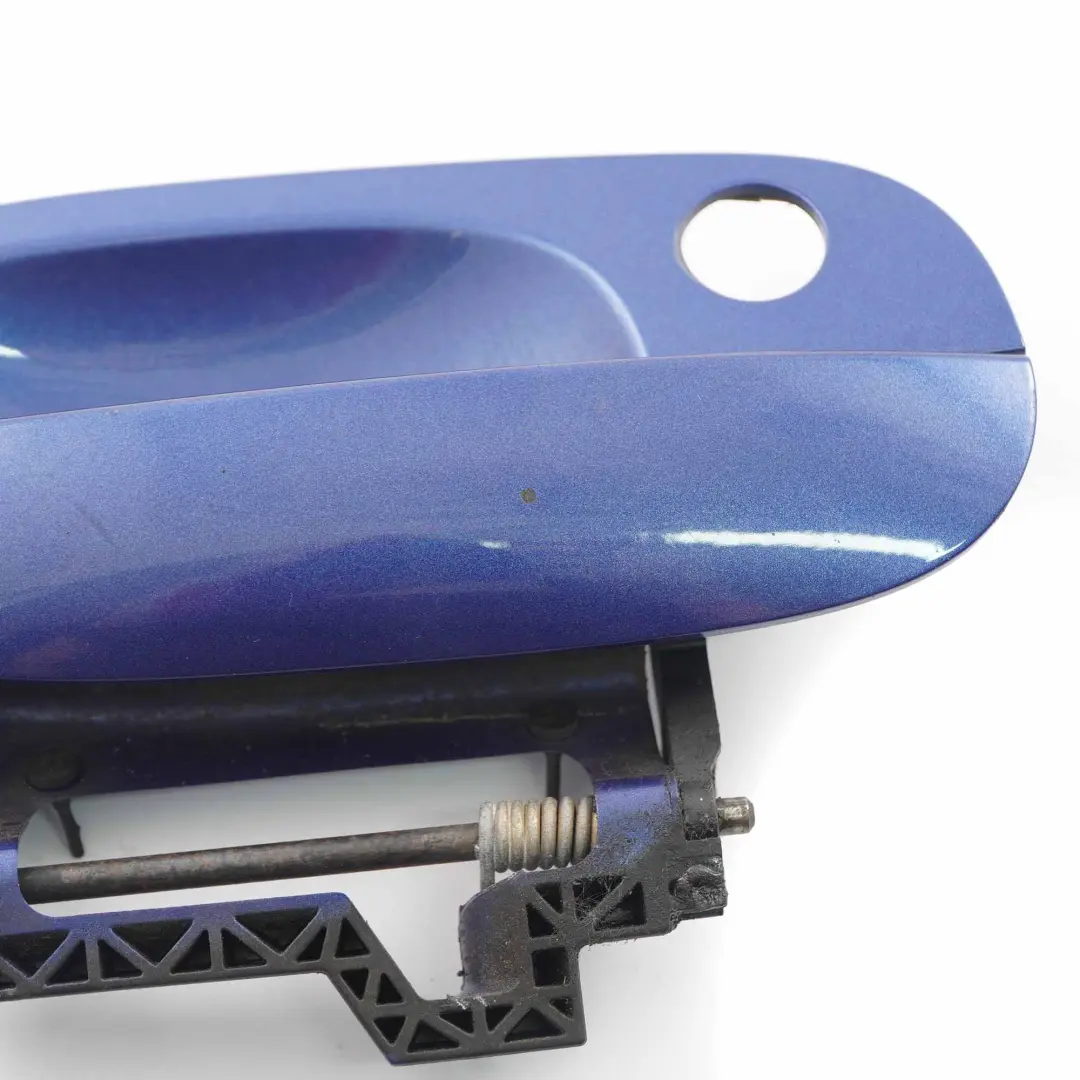 Outer Door Opener Right Grab Handle O/S Montegoblau Blue A51 to BMW Z4 E85 Cabrio with Part number 0435502 BMW Z4 E85 Cabrio Outer Door Opener Right Grab Handle O/S Montegoblau Blue A51 - SKU rhd-0435502-MTB - Part number 0435502
