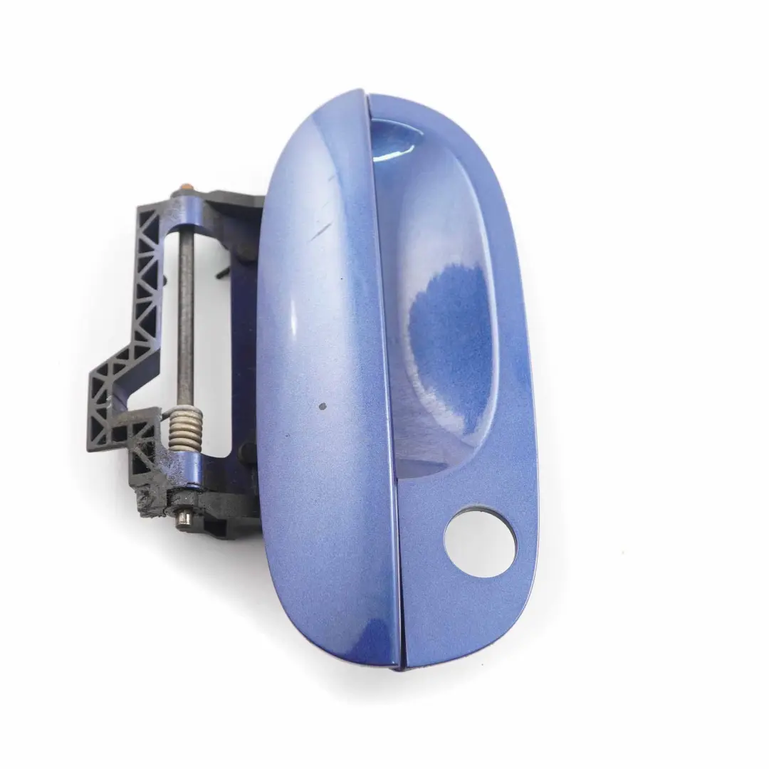 Outer Door Opener Right Grab Handle O/S Montegoblau Blue A51 to BMW Z4 E85 Cabrio with Part number 0435502 BMW Z4 E85 Cabrio Outer Door Opener Right Grab Handle O/S Montegoblau Blue A51 - SKU rhd-0435502-MTB - Part number 0435502