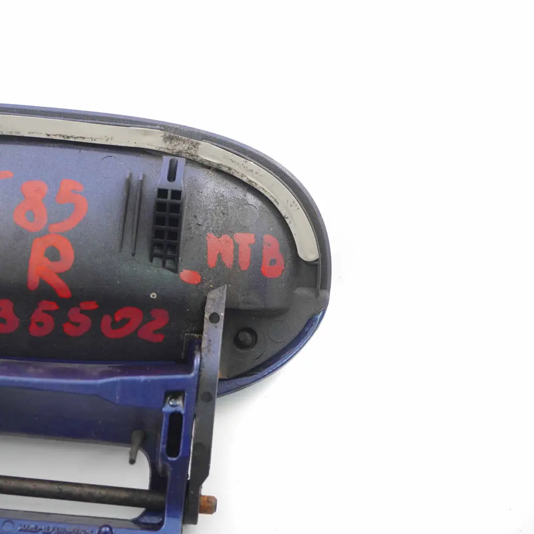 Outer Door Opener Right Grab Handle O/S Montegoblau Blue A51 to BMW Z4 E85 Cabrio with Part number 0435502 BMW Z4 E85 Cabrio Outer Door Opener Right Grab Handle O/S Montegoblau Blue A51 - SKU rhd-0435502-MTB - Part number 0435502