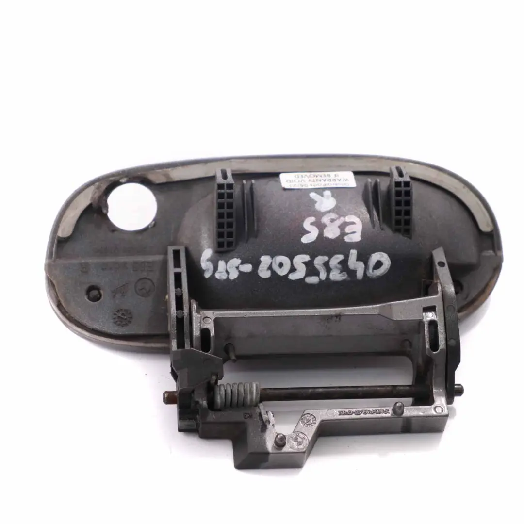 Outer Door Opener Right Grab Handle O/S Stahlgrau 400 Grey to BMW Z4 E85 Cabrio with Part number 0435502 BMW Z4 E85 Cabrio Outer Door Opener Right Grab Handle O/S Stahlgrau 400 Grey - SKU rhd-0435502-STH - Part number 0435502