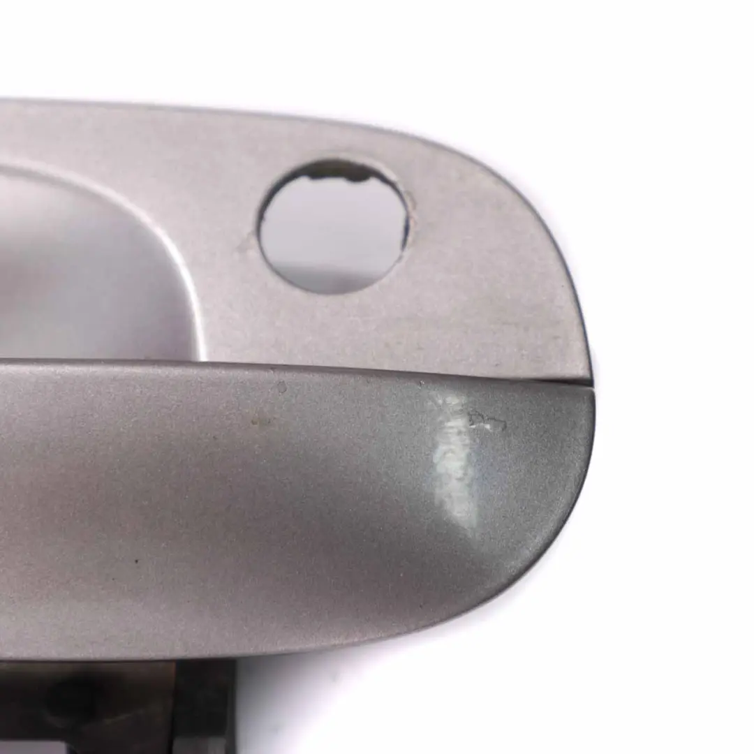 BMW Z4 E85 Cabrio Outer Door Opener Right Grab Handle O/S Stahlgrau 400 Grey - SKU rhd-0435502-STH - Part number 0435502