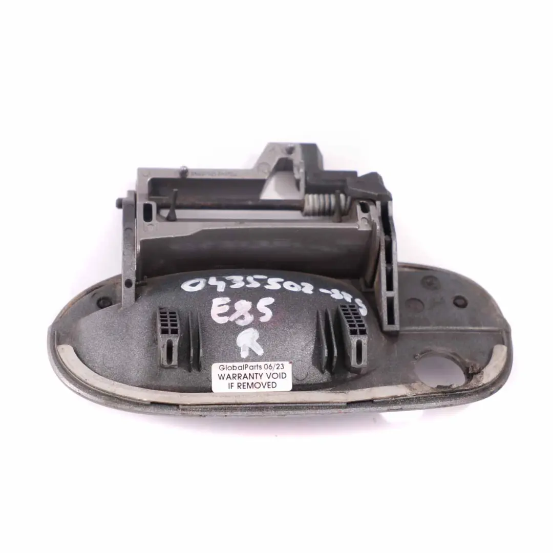 BMW Z4 E85 Cabrio Outer Door Opener Right Grab Handle O/S Stahlgrau 400 Grey - SKU rhd-0435502-STH - Part number 0435502