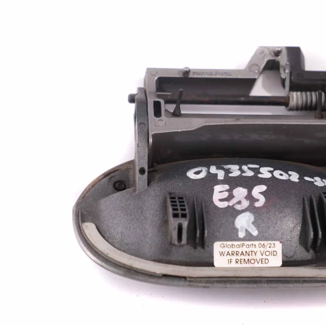 Outer Door Opener Right Grab Handle O/S Stahlgrau 400 Grey to BMW Z4 E85 Cabrio with Part number 0435502 BMW Z4 E85 Cabrio Outer Door Opener Right Grab Handle O/S Stahlgrau 400 Grey - SKU rhd-0435502-STH - Part number 0435502