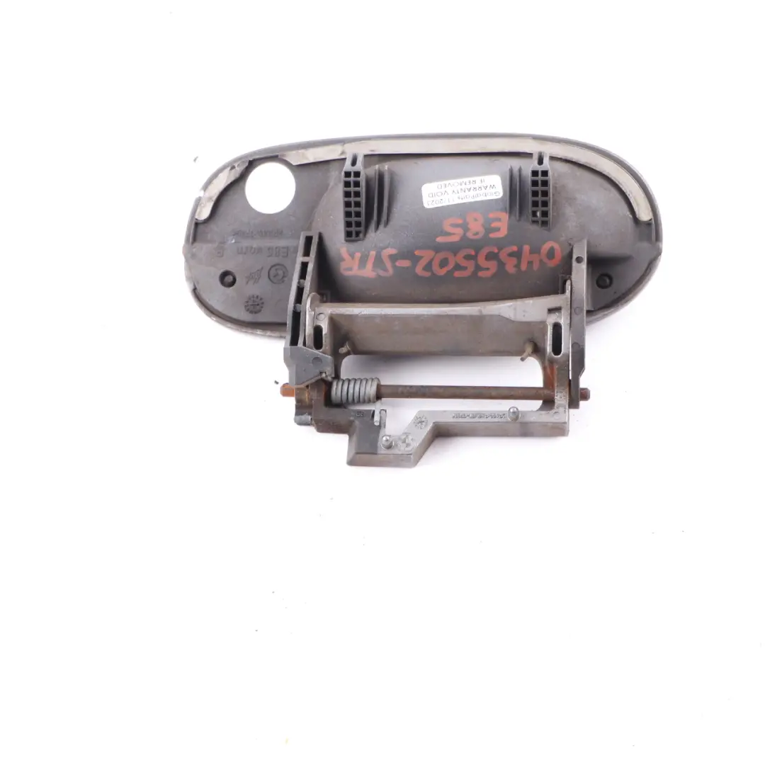 BMW Z4 Series E85 Outer Door Opener Right Grab Handle O/S Sterlingrau Grey 472 - SKU rhd-0435502-STR - Part number 0435502