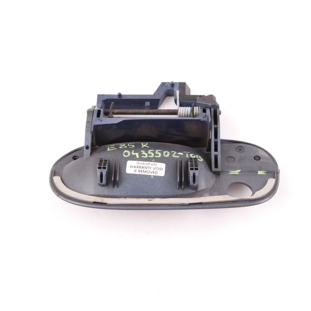  Grab Handle BMW Z4 E85 Cabrio Outer Door Opener Right O/S Toledoblau Toledo Blue - SKU rhd-0435502-TDB - Part number 0435502