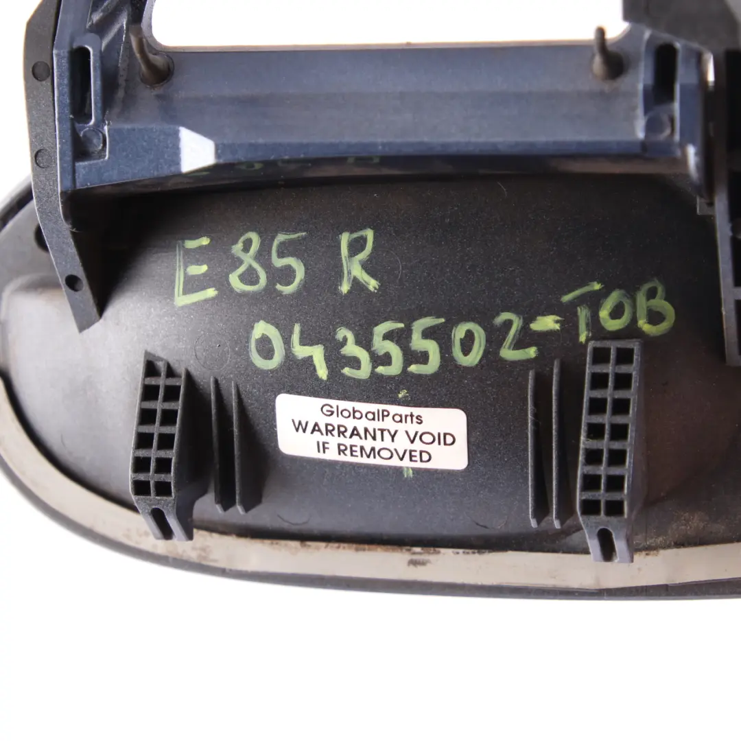 Grab Handle BMW Z4 E85 Cabrio Outer Door Opener Right O/S Toledoblau Toledo Blue - SKU rhd-0435502-TDB - Part number 0435502