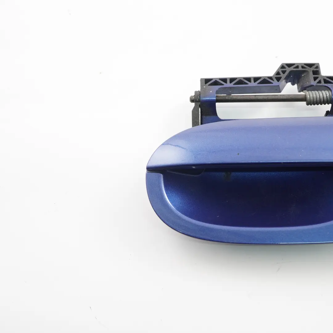 BMW Z4 E85 Outer Door Opener Left N/S Grab Handle Montegoblau Montego Blue A51 - SKU rhd-0435503-MTB - Part number 0435503