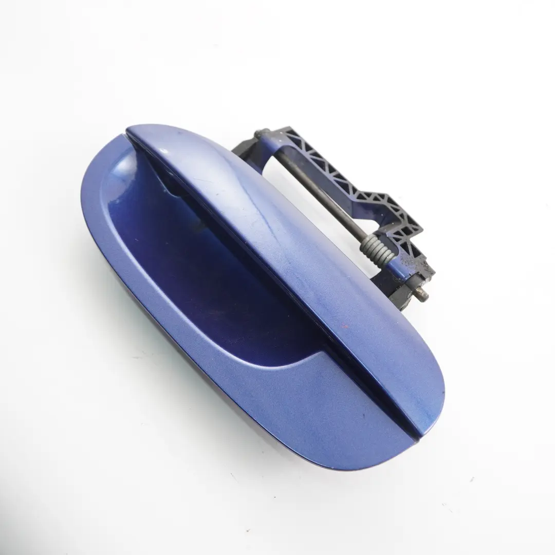 BMW Z4 E85 Outer Door Opener Left N/S Grab Handle Montegoblau Montego Blue A51 - SKU rhd-0435503-MTB - Part number 0435503