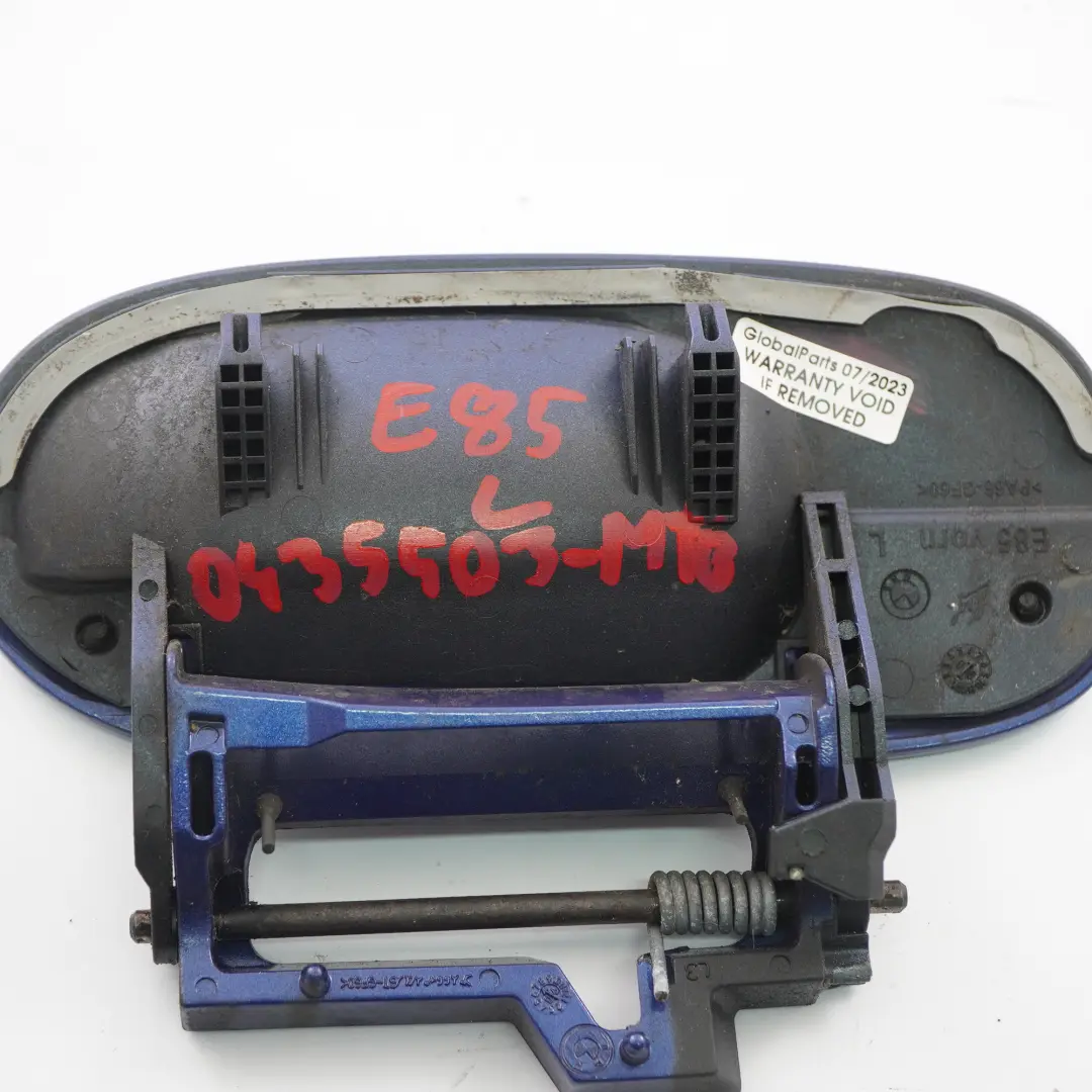 Outer Door Opener Left N/S Grab Handle Montegoblau Montego Blue A51 to BMW Z4 E85 with Part number 0435503 BMW Z4 E85 Outer Door Opener Left N/S Grab Handle Montegoblau Montego Blue A51 - SKU rhd-0435503-MTB - Part number 0435503