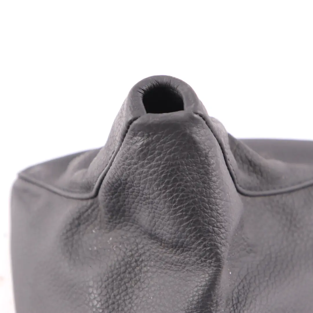 BMW E90 E91 E92 Gear Shift Lever Knob Gaiter Leather Black Cover Trim - SKU rhd-0435849 - Part number 0435849