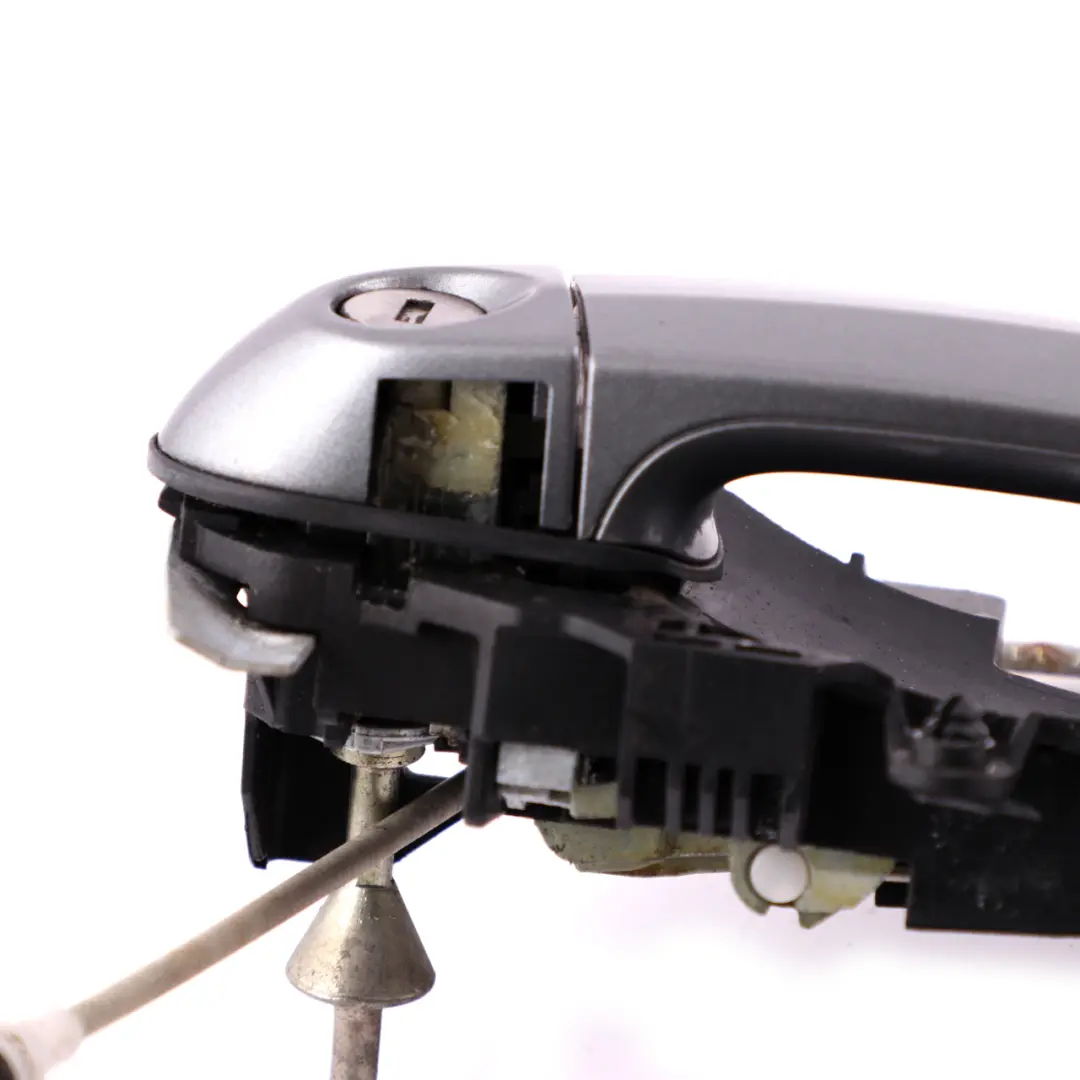 BMW E81 E82 E87 E88 Right Door Grab Handle Carrier O/S Spacegrau Space Grey A52 - SKU rhd-0445180-SCG - Part number 0445180