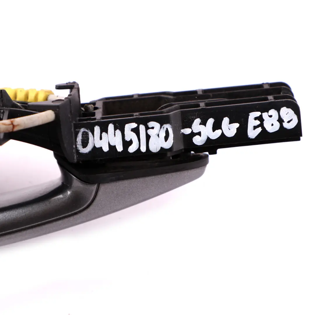 BMW E81 E82 E87 E88 Right Door Grab Handle Carrier O/S Spacegrau Space Grey A52 - SKU rhd-0445180-SCG - Part number 0445180
