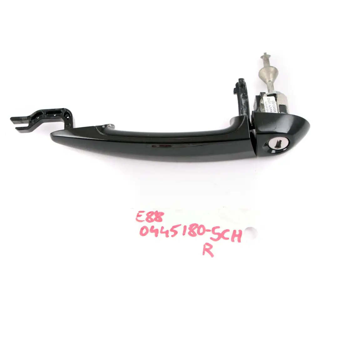 Grab Handle Door BMW E81 E82 E87 E88 Right O/S Schwarz 2 Black 668 to with Part number 0445180 Grab Handle Door BMW E81 E82 E87 E88 Right O/S Schwarz 2 Black 668 - SKU rhd-0445180-SCH - Part number 0445180