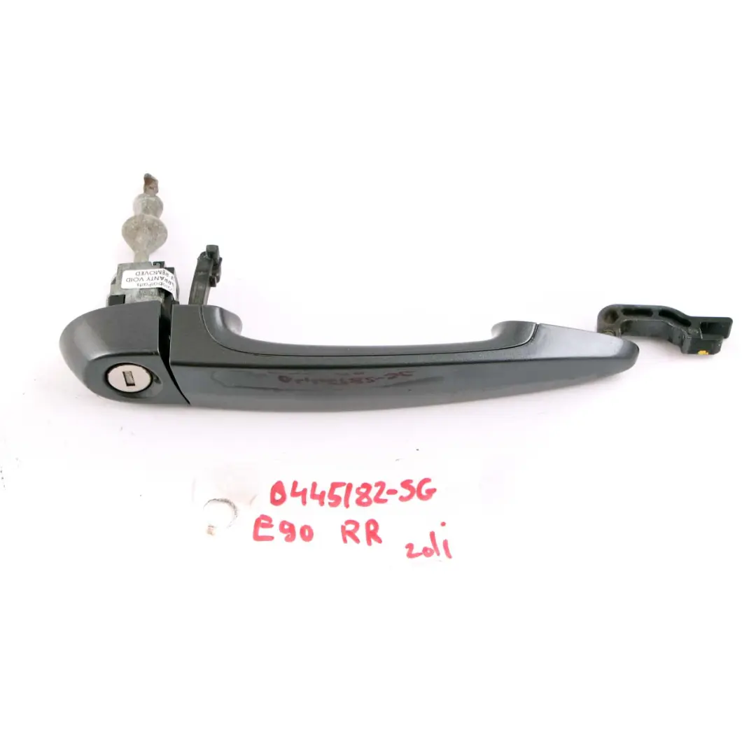 Grab Handle Door BMW E90 E91 E92 E93 Front Right O/S Sparkling Graphite A22 to with Part number 0445182 Grab Handle Door BMW E90 E91 E92 E93 Front Right O/S Sparkling Graphite A22 - SKU rhd-0445182-SG - Part number 0445182