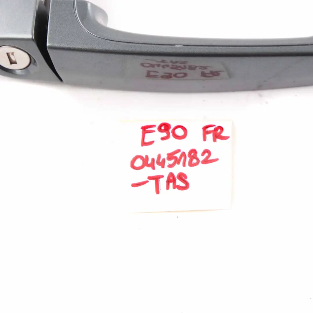 Door Handle BMW E90 E91 Grab Outside Front Right O/S Tasman Green Metallic - A81 to with Part number 0445182 Door Handle BMW E90 E91 Grab Outside Front Right O/S Tasman Green Metallic - A81 - SKU rhd-0445182-TAS - Part number 0445182