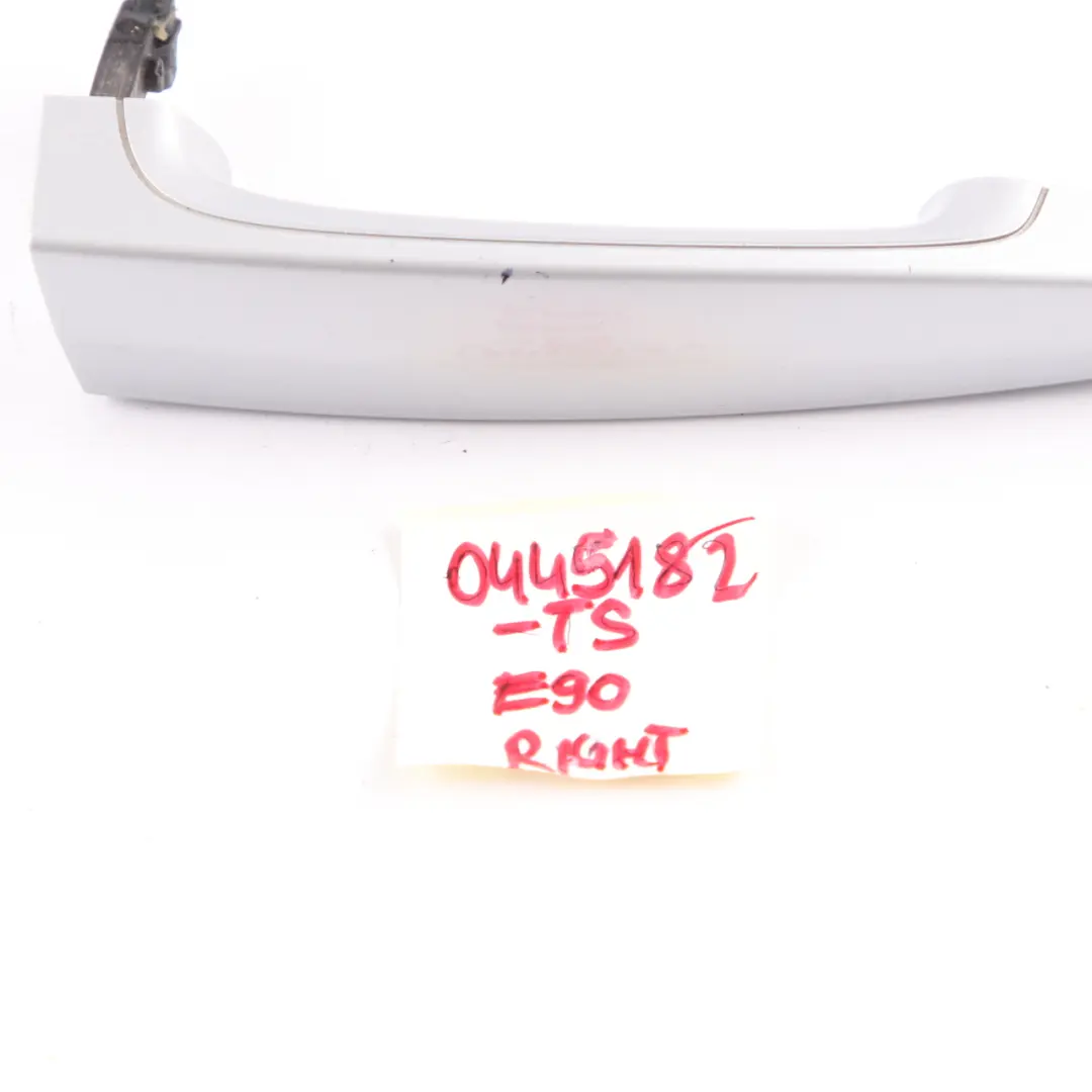 BMW E90 E91Door Handle Grab Front Rear Right O/S Titansilber Metallic Silver - SKU 0445182-TS - Part number 0445182