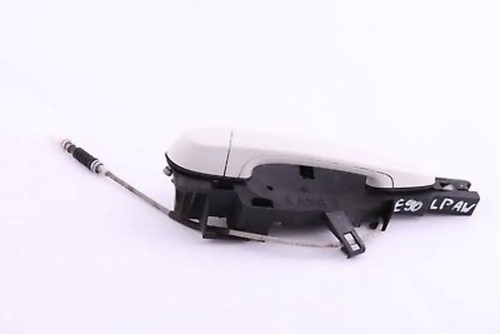 Complete Front Left Grab Handle N/S Alpinweiss 300 Alpine to BMW 3 Series E90 E91 with Part number 0445183 BMW 3 Series E90 E91 Complete Front Left Grab Handle N/S Alpinweiss 300 Alpine - SKU rhd-0445183-AW - Part number 0445183