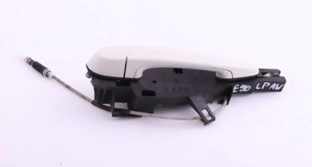 Complete Front Left Grab Handle N/S Alpinweiss 300 Alpine to BMW 3 Series E90 E91 with Part number 0445183 BMW 3 Series E90 E91 Complete Front Left Grab Handle N/S Alpinweiss 300 Alpine - SKU rhd-0445183-AW - Part number 0445183