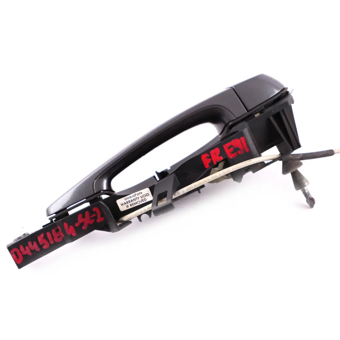 Complete Front Right Grab Handle O/S Sparkling Graphite A22 to BMW 3 E90 E91 with Part number 445184 BMW 3 E90 E91 Complete Front Right Grab Handle O/S Sparkling Graphite A22 - SKU rhd-0445184-SG2 - Part number 445184