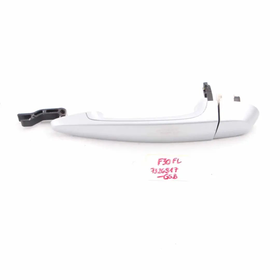 Grab Handle BMW F30 F31 Door Front Left N/S Glacier Silver A83 to with Part number 0445185 Grab Handle BMW F30 F31 Door Front Left N/S Glacier Silver A83 - SKU rhd-0445185-GSB - Part number 0445185
