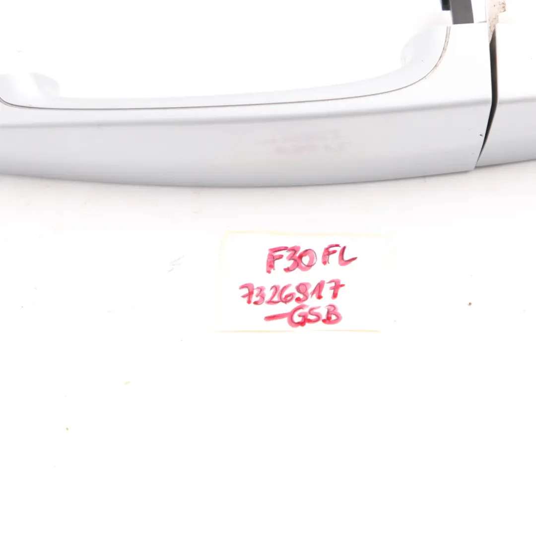 Grab Handle BMW F30 F31 Door Front Left N/S Glacier Silver A83 to with Part number 0445185 Grab Handle BMW F30 F31 Door Front Left N/S Glacier Silver A83 - SKU rhd-0445185-GSB - Part number 0445185