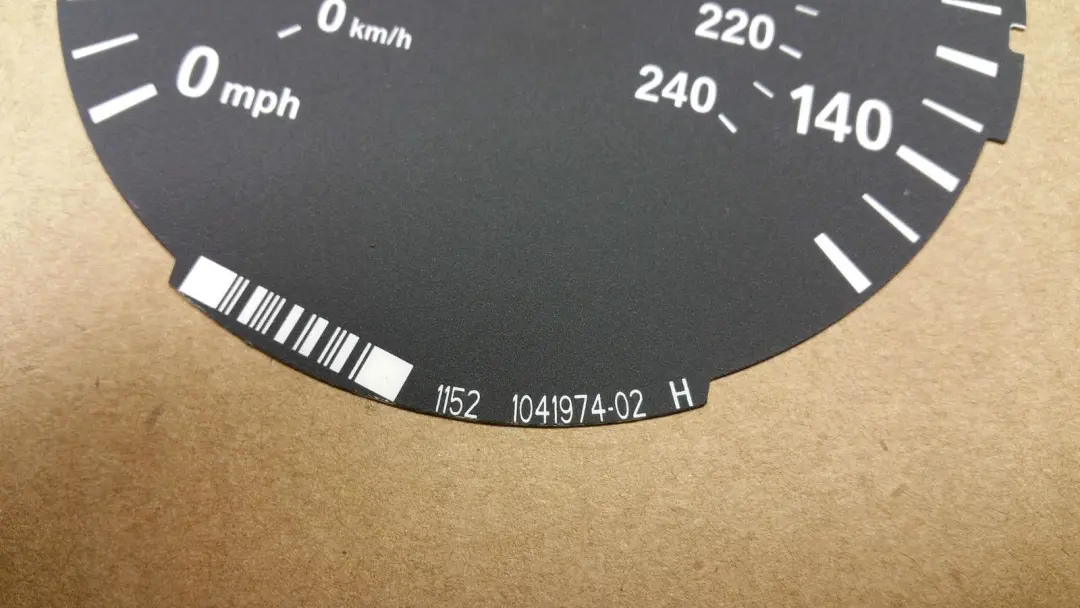 SPEEDO SPEEDOMETER CLOCKS DISC MPH to BMW 1 SERIES E81 E82 E87 LCI E88 with Part number 11521041974 BMW 1 SERIES E81 E82 E87 LCI E88 SPEEDO SPEEDOMETER CLOCKS DISC MPH - SKU rhd-1041974 - Part number 11521041974