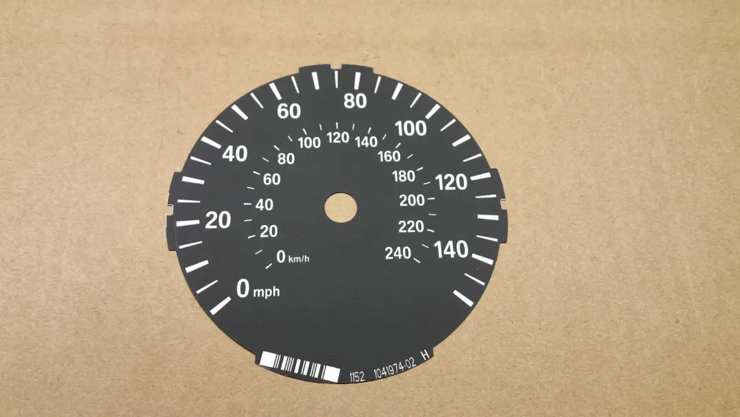 SPEEDO SPEEDOMETER CLOCKS DISC MPH to BMW 1 SERIES E81 E82 E87 LCI E88 with Part number 11521041974 BMW 1 SERIES E81 E82 E87 LCI E88 SPEEDO SPEEDOMETER CLOCKS DISC MPH - SKU rhd-1041974 - Part number 11521041974