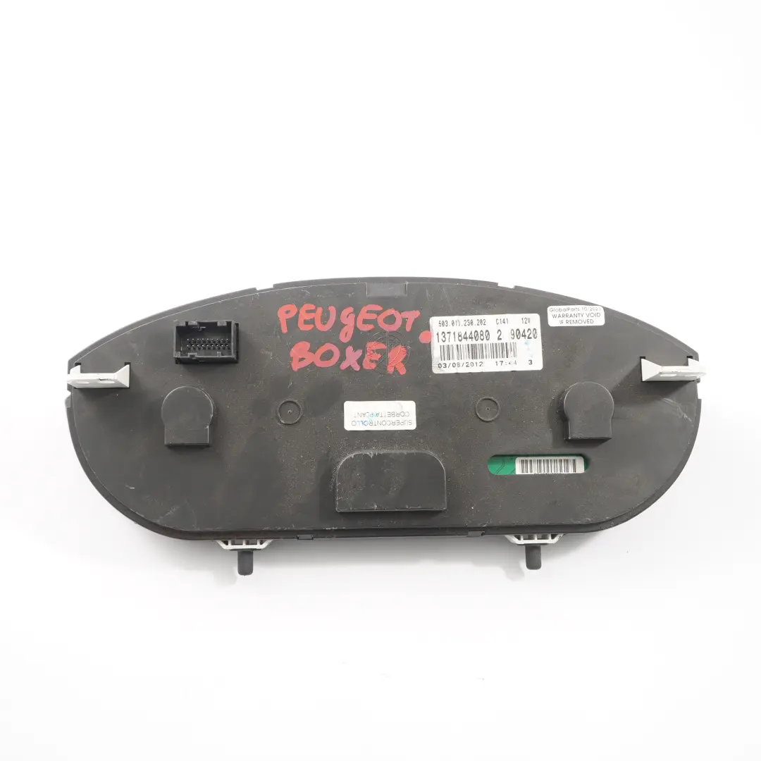  Citroen Relay Peugeot Boxer Diesel Instrument Cluster Speedo Manual - SKU rhd-1371844080 - Part number 1371844080