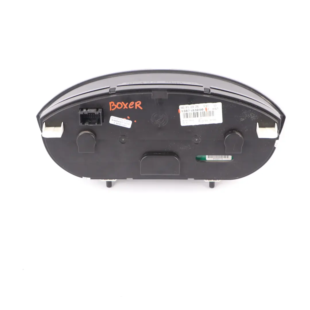 Peugeot Boxer Diesel Instrument Cluster Speedo Clocks Meter Manual - SKU rhd-1387183080 - Part number 1387183080