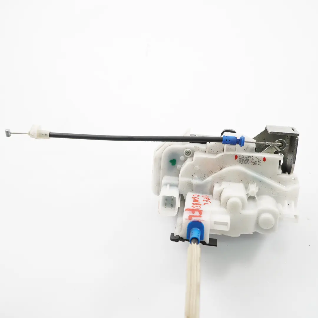 Door Lock Front Left N/S Latch Mechanism Actuator to Vauxhall Combo D with Part number 151892973 Vauxhall Combo D Door Lock Front Left N/S Latch Mechanism Actuator - SKU rhd-151892973 - Part number 151892973