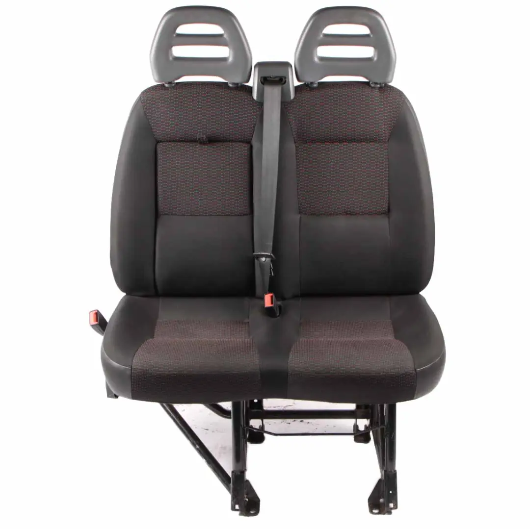 Front Seat Citroen Relay Fiat Ducato Double Left N/S Cloth Tedeo Sofis Fabric to with Part number 1607185080 Front Seat Citroen Relay Fiat Ducato Double Left N/S Cloth Tedeo Sofis Fabric - SKU rhd-1607185080 - Part number 1607185080