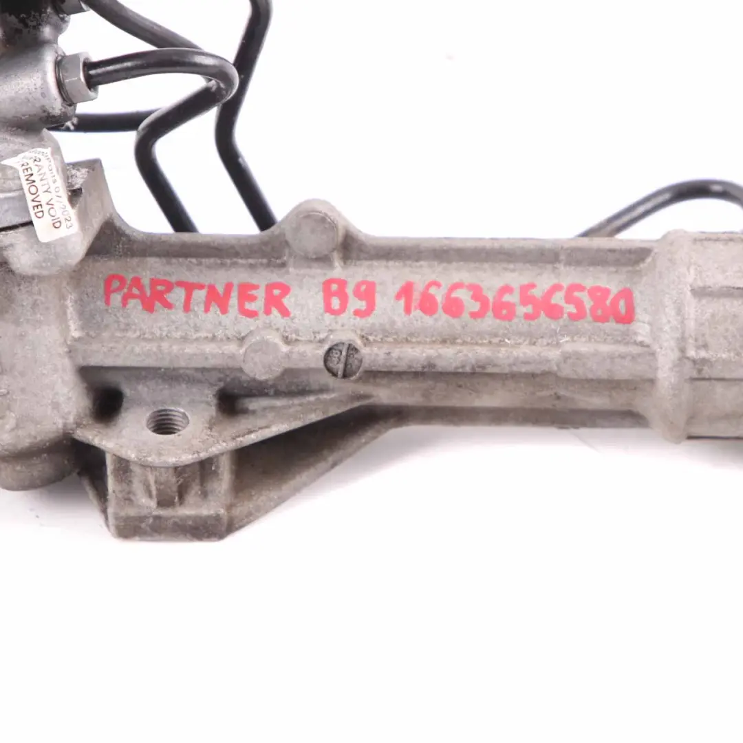 Peugeot Partner B9 Power Steering Rack Box Gear Pinion - SKU rhd-1663656580 - Part number 1663656580