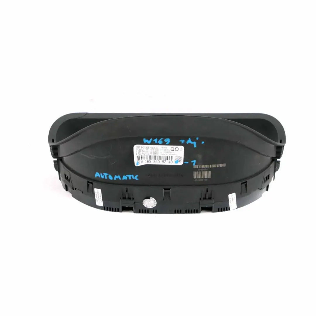 Mercedes W169 Instrument Cluster Speedo Clocks Automatic - SKU rhd-1695409248-1 - Part number A1695409248