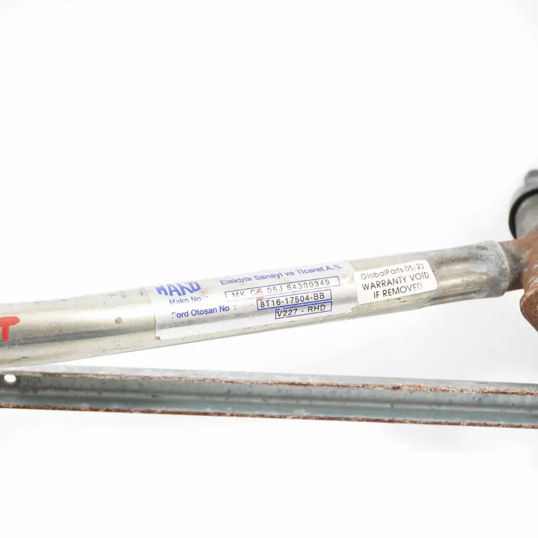 Windscreen Front Wiper Motor Linkage System to Ford Transit Connect with Part number 17504BB Ford Transit Connect Windscreen Front Wiper Motor Linkage System - SKU RHD-17504BB - Part number 17504BB