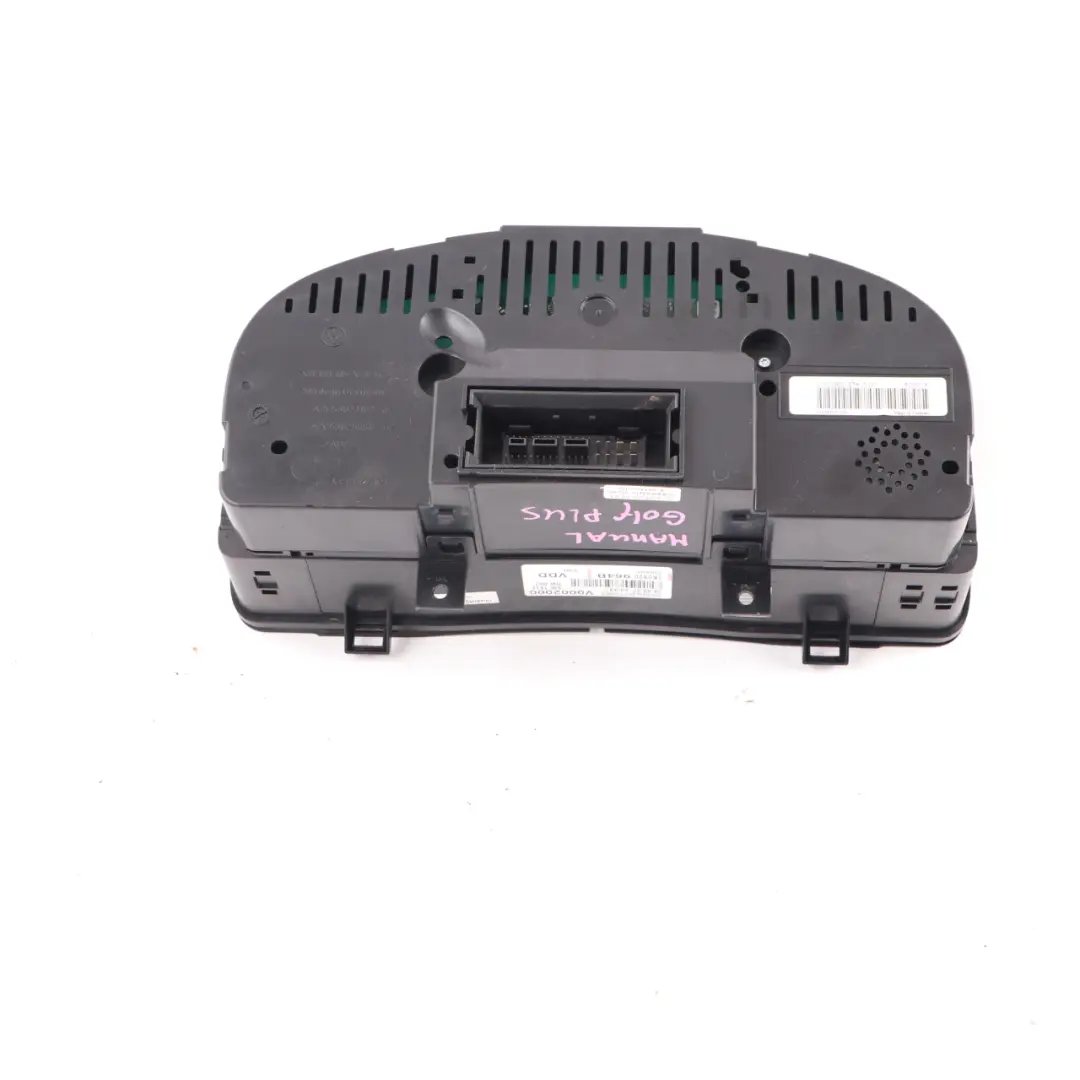 Instrument Cluster Speedo Clocks Meter Manual to VW Golf Plus 5 Diesel with Part number 1K0920964B VW Golf Plus 5 Diesel Instrument Cluster Speedo Clocks Meter Manual - SKU rhd-1K0920964B - Part number 1K0920964B