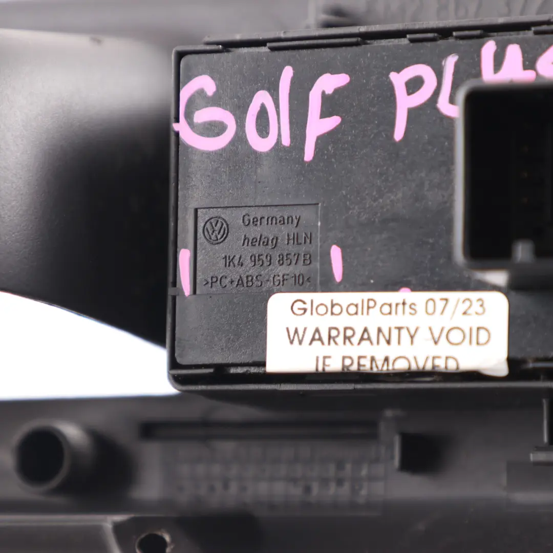 Window Lifter Switch Driver's Side to VW Volkswagen Golf Plus 5 Electric with Part number 1K4959857B VW Volkswagen Golf Plus 5 Electric Window Lifter Switch Driver's Side - SKU rhd-1K4959857B - Part number 1K4959857B