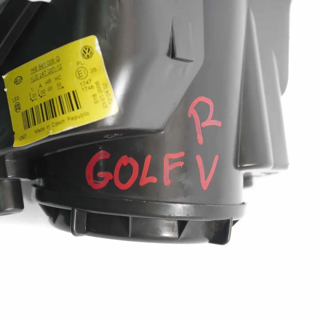 Headlight Headlamp Light Lamp Front Right O/S to VW Volkswagen Golf 5 with Part number 1K6941006Q VW Volkswagen Golf 5 Headlight Headlamp Light Lamp Front Right O/S - SKU rhd-1K6941006Q - Part number 1K6941006Q