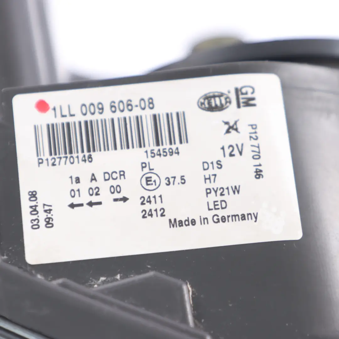 Headlight Headlamp Front Right O/S Light Lamp to Saab 9-3 with Part number 1LL009606-08 Saab 9-3 Headlight Headlamp Front Right O/S Light Lamp - SKU rhd-1LL009606-08 - Part number 1LL009606-08