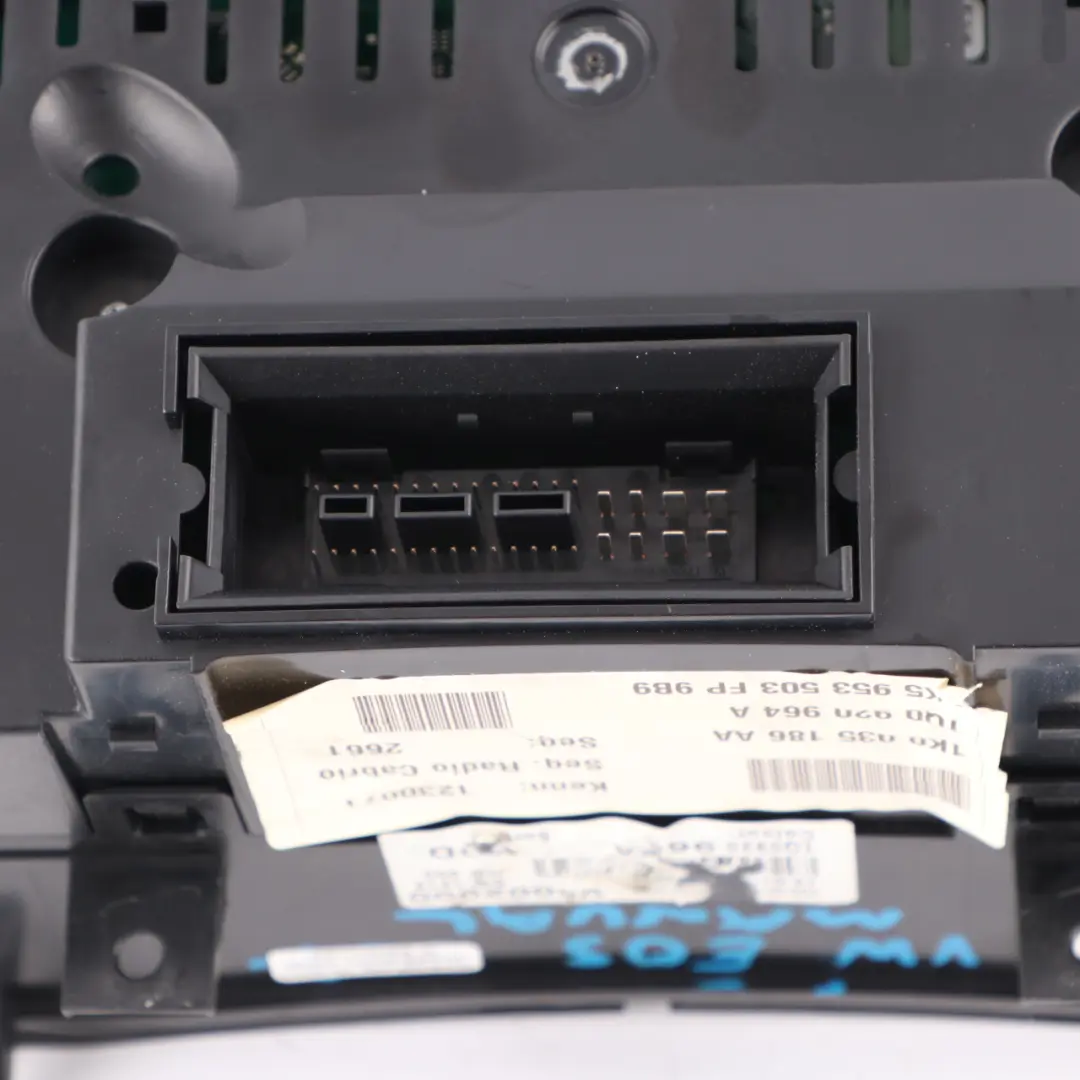 Instrument Cluster Speedo Clocks Meter Manual to Volkswagen EOS Diesel with Part number 1Q0920964A Volkswagen EOS Diesel Instrument Cluster Speedo Clocks Meter Manual - SKU rhd-1Q0920964A - Part number 1Q0920964A